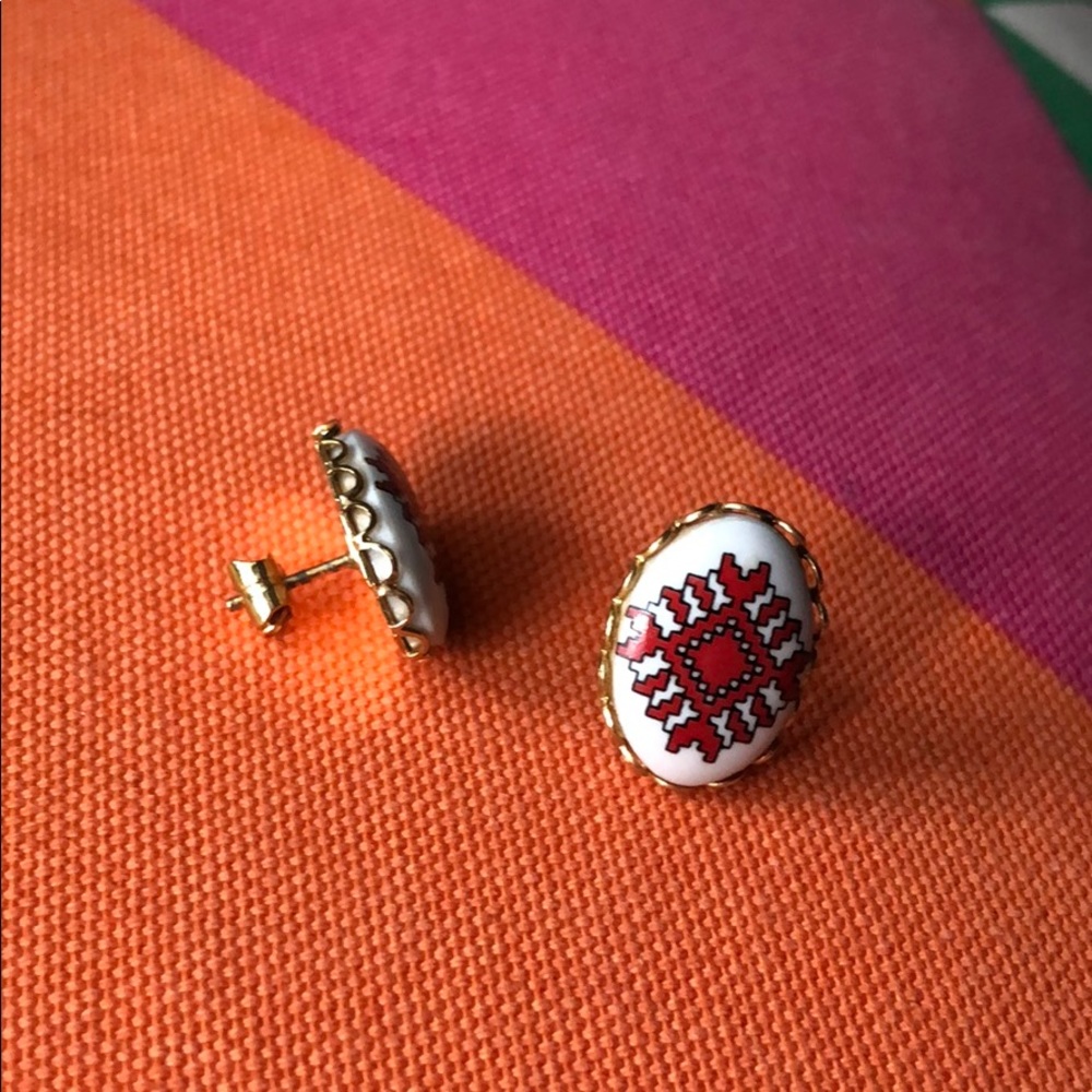 Vintage Aztec Stud Earrings!